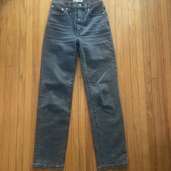 Madewell Denim - Madewell The Perfect Vintage Straight Jean Cosner Wash Size 23 Gray Denim